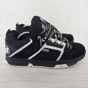 DVS Mens Comanche Black White Skate Shoes Sneakers DVF0000029 Size 9